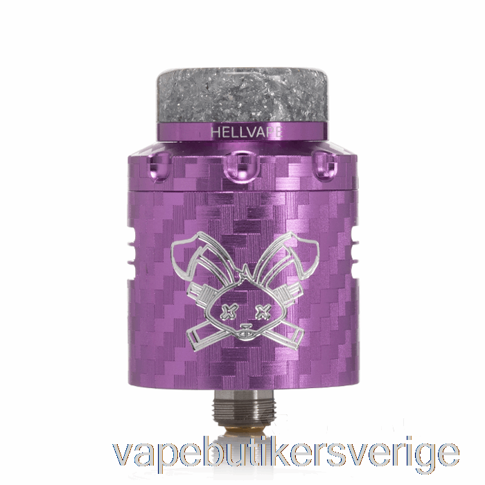 Vape Sverige Hellvape Dead Rabbit V3 24mm Rda Lila Kolfiber